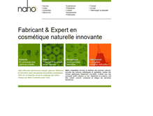 Tablet Screenshot of naho-cosmetics.com